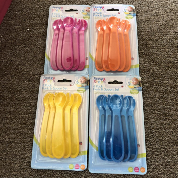 Picture of FS675: 6 PACK SPOON & FORK SET